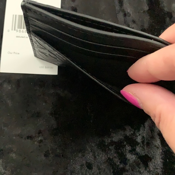 NWT - Kate Spade NY Card Holder in Black - Picture 6 of 7